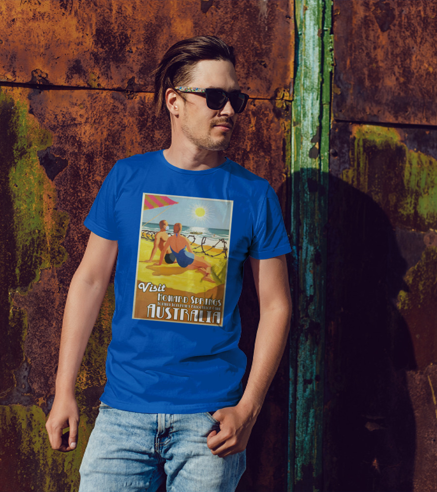 Visit Howard Springs Totally Voluntary Relocation Camp Australia T-Shirt