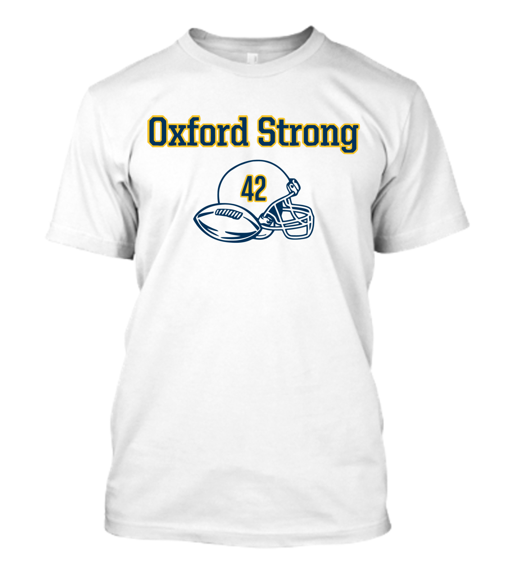 Oxford Strong 42 Football Helmet And Ball T-Shirt