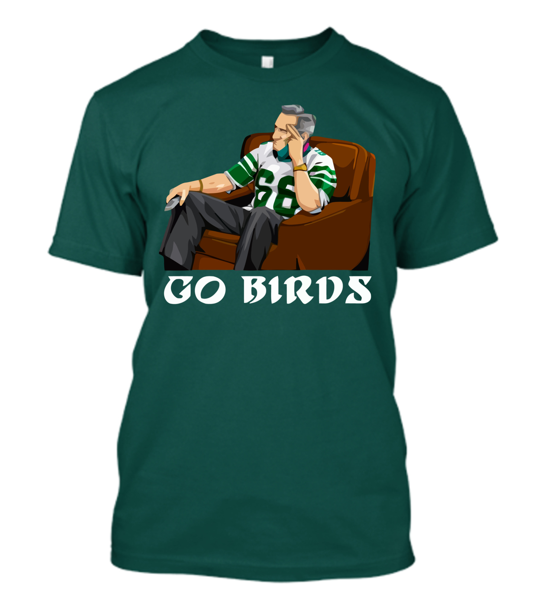 Go Birds Philadelphia Eagles Football 66 Jersey Fan T-Shirt