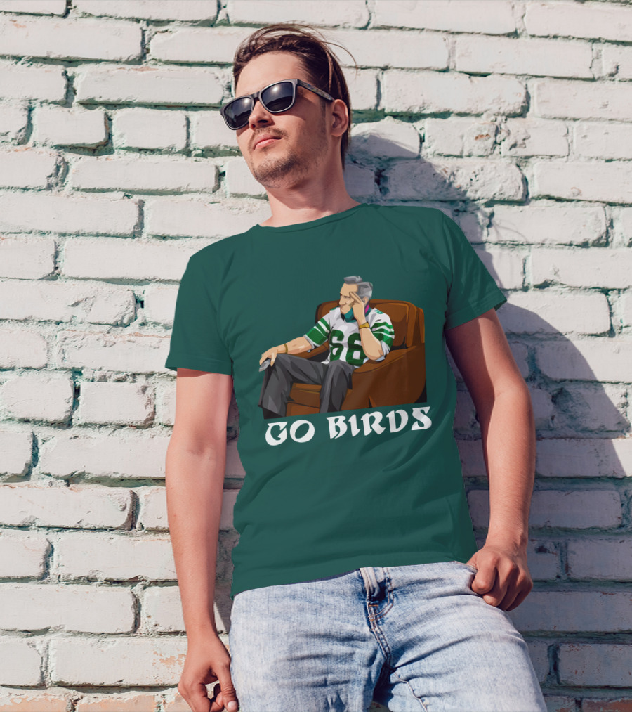 Go Birds Philadelphia Eagles Football 66 Jersey Fan T-Shirt