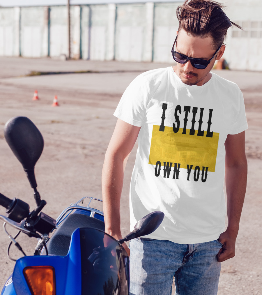 Allen Lazard I Still Own You Stadium Background T-Shirt