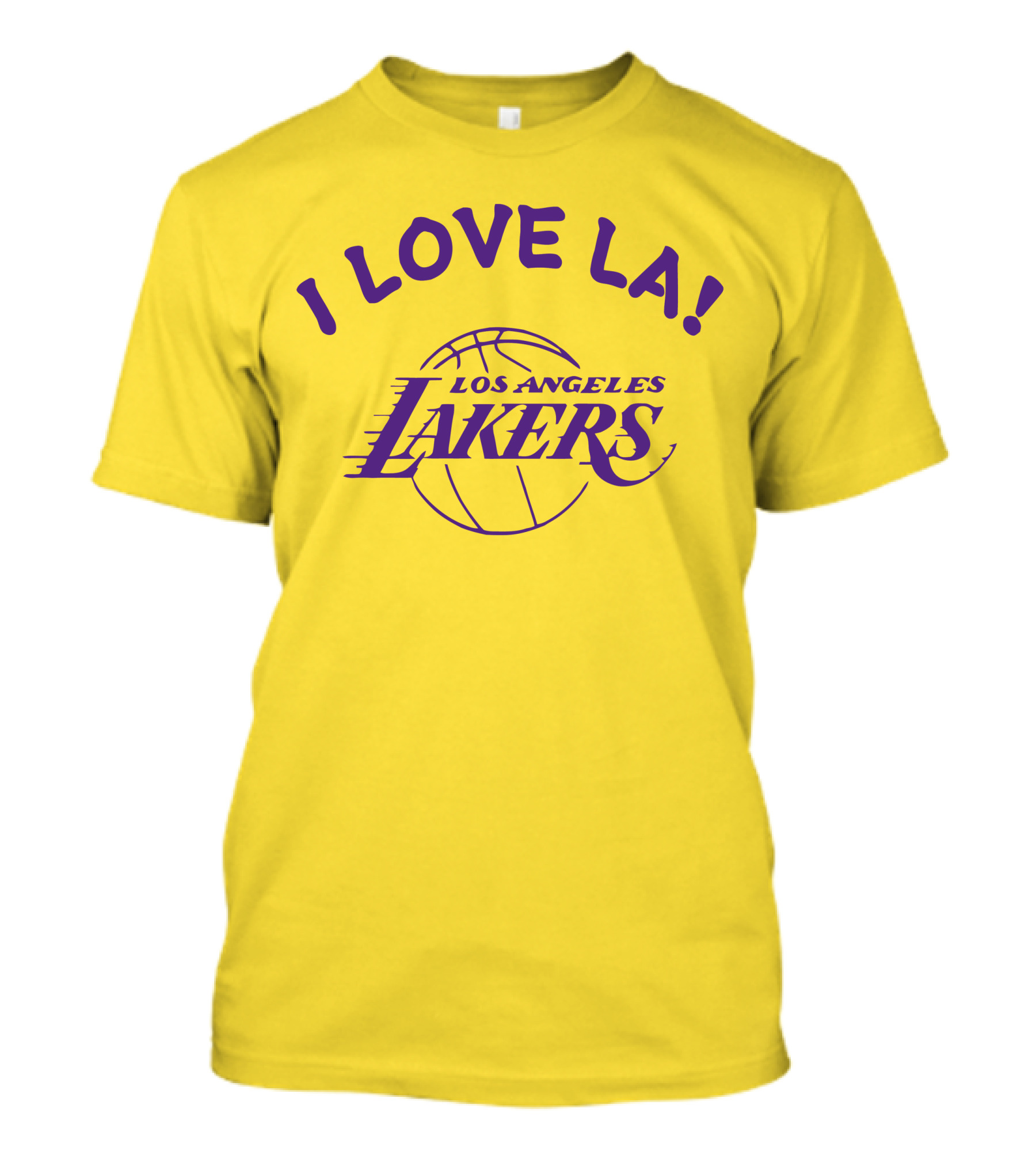 I Love LA Los Angeles Lakers Basketball T-Shirt