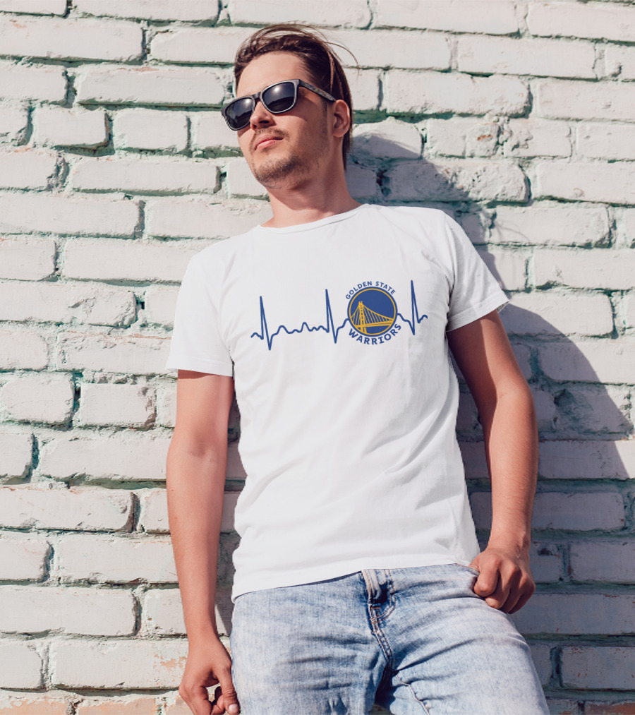 Golden State Warriors Heartbeat T-Shirt